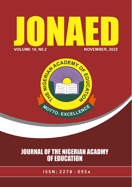 JONAED Volume 18 No.2